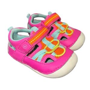 Stride Rite Soft Motion Tobias Closed Toe Outdoor Breathable Summer Sandal Sz 3W